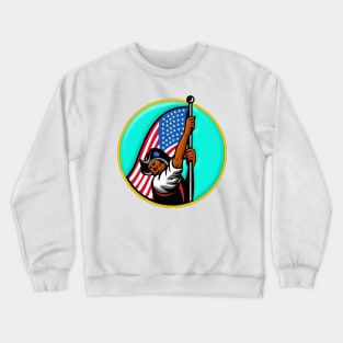 BLACK AMERICAN PATRIOT Crewneck Sweatshirt